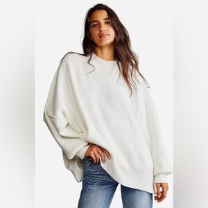 Free People Easy Street Tunic in Painted White